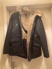 Zara Ladies  Blue Coat Size