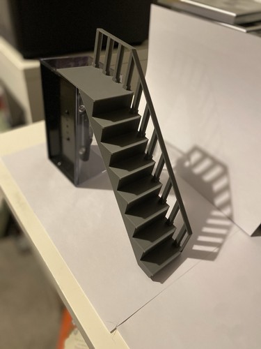 Scale stair case for - 1:18,
