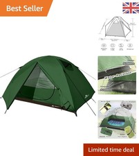 Lightweight Waterproof Camping Tent with 2 Doors for 3 People - Quick Setup