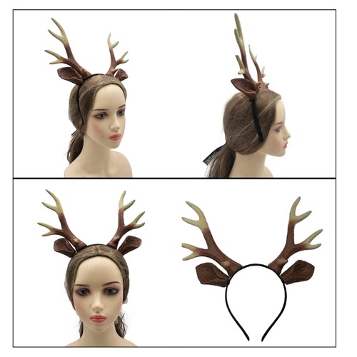 Deer antler hairband reindeer - hairband,