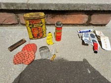 VINTAGE DUNLOP MAJOR TUBE REPAIR OUTFIT TIN + CONTENTS