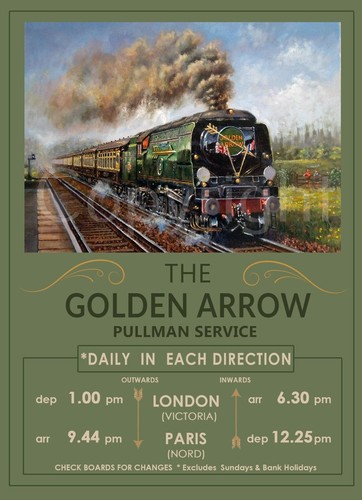Golden arrow poster style - arrow,