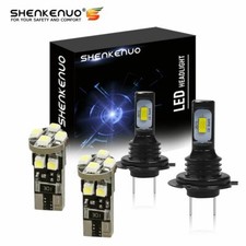 FOR Land Rover Freelander MK1 1998-2006 h7 White Headlight Bulbs 501 Side Light