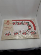 8 Peice Vinyl Placemat Set - 4