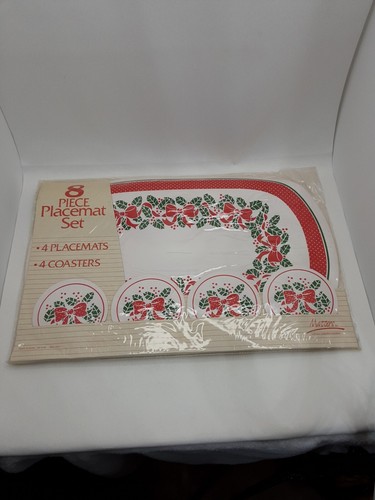 Peice vinyl placemat - peice, set