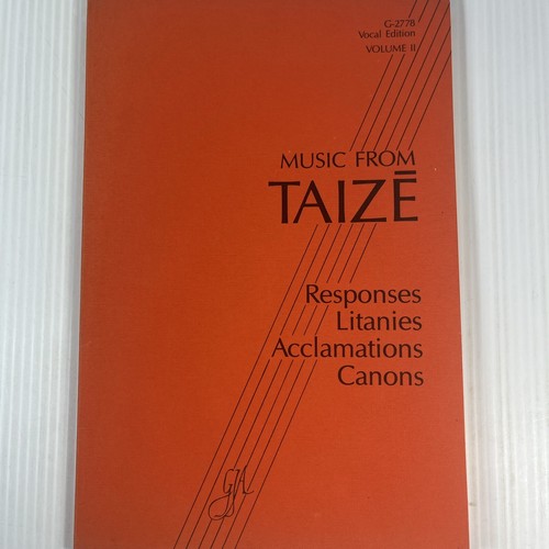 Music from taize responses - from,