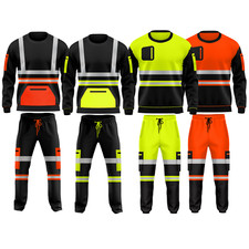 HI VIZ VIS SWEATSHIRT SUIT