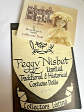 HOUSE OF NISBET Ltd Traditional Historical Costume Doll Collector stocklist 1975