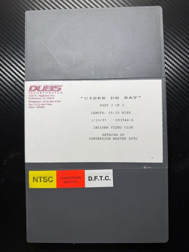Betacam conversion master - betacam, sp