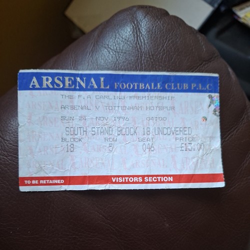 1996 arsenal v tottenham - 24/11/1996,