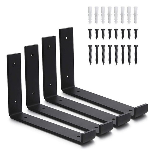 Pack rustic shelf - 4/8, brackets