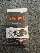 Do's n Don'ts for Operation of