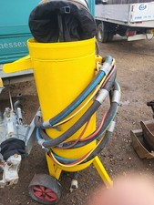 Industrial Shot Blasting Pot with Hoses & Helmet– Ready to Use