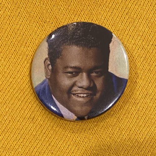 Fats domino 25mm pin badge - fats,