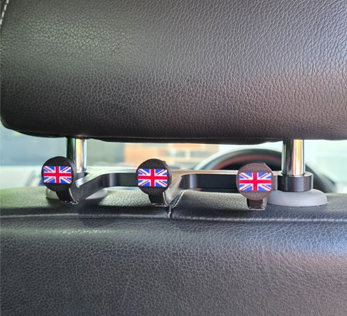 Strong headrest coat - 2x, hooks
