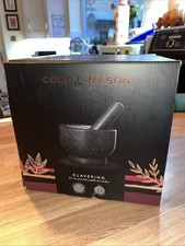 Cole & Mason Clavering 20cm Granite Pestle & Mortar *BNIB*