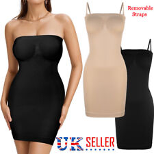 Strapless Women Shapewear Slip Dress Tummy Control Under Dresses Body Shaper