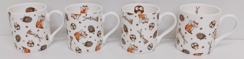 Woodland friends mugs set - woodland,