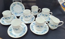 Royal Standard Bone China Demitasse Coffee Set