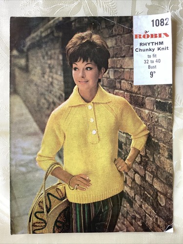 Robin rhythm vintage knitting - vintage,
