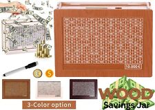 Wooden Money Box with Counter