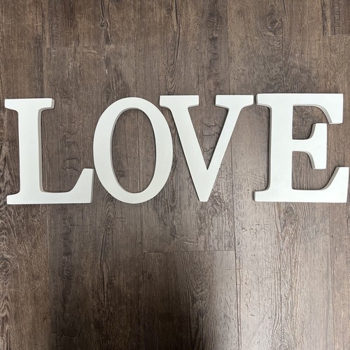 Love wooden letters - wooden, 20cm