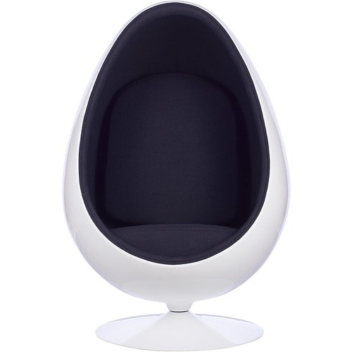 Retro egg pod chair dark - pod,