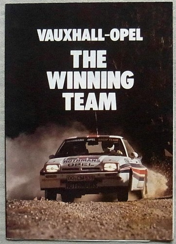 Vauxhall opel motorsport - opel, in