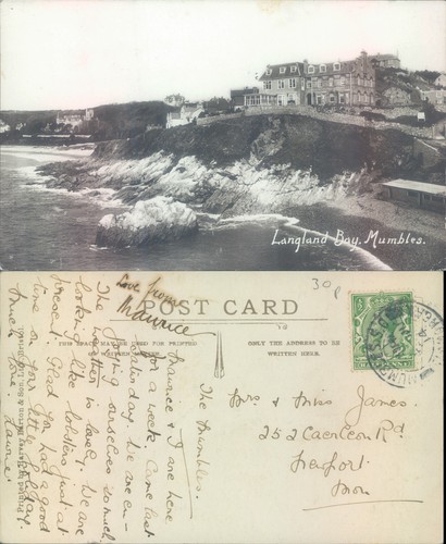 Langland bay clifftop - bay,
