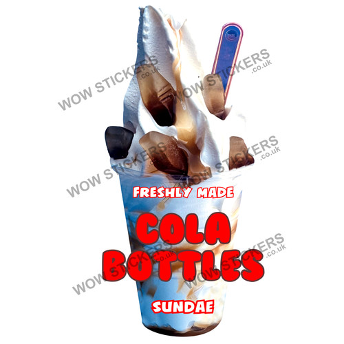 Cola bottles ice cream - cola,
