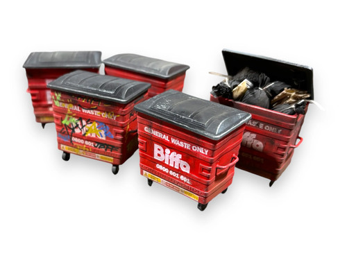 Model railway biffa waste - model,