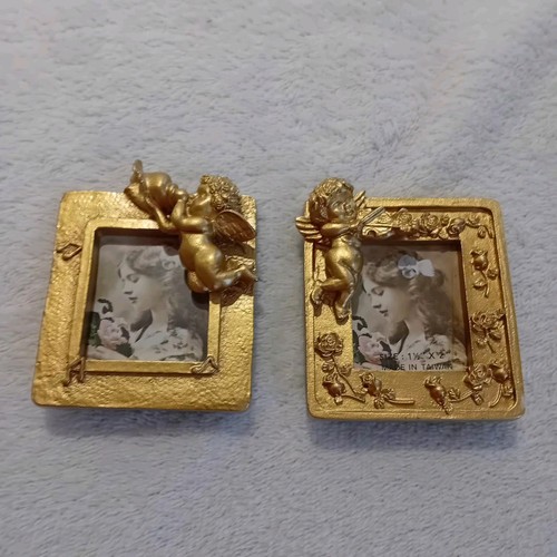 90s miniature gold cherub - miniature,