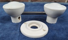 Pair of Reclaimed White Round