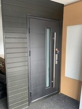 Steel door security - door,