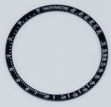Tachymetre Bezel Insert For Omega Speedmaster Watch Black 38.45mm Or 39.70mm