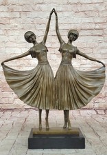 Art Deco Russian Bronze Girls