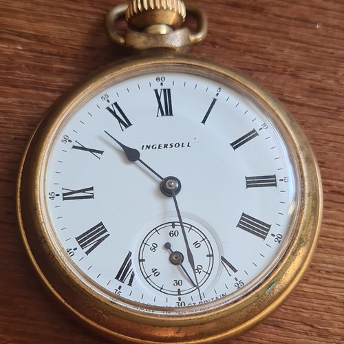 Vintage metal ingersoll - vintage, pocket