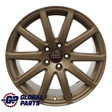 Audi TT 8J Alloy Wheel Rim 18" 9J ET:52 10-Spoke Gold 8J0601025AA