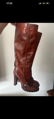 Rare vintage leather knee - vintage,