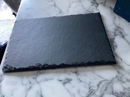 Black slate table place - x,