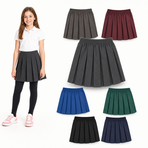 Girls school skirts - girls,