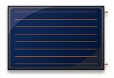 Small Flat Plate Solar Thermal Panel for Caravans, Camping or Small spaces