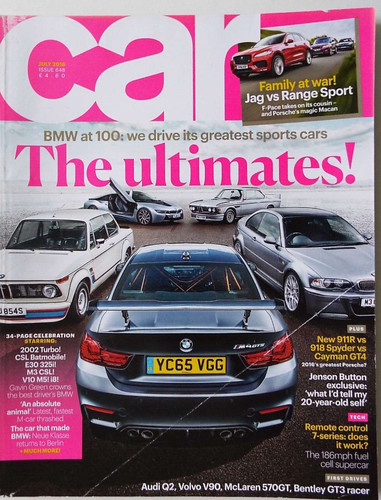 Car july 2016 bmw csl - car,