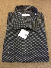 Laine Taylor Pure Cotton Square Fornal Shirt/Black - 16.5"