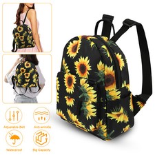 Mini Sunflower Backpack Women