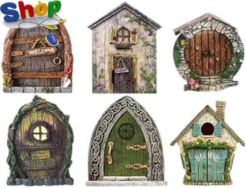 6pcs set fairy door - fairy,