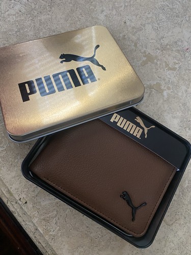 Wallet puma men trifold brown - wallet,