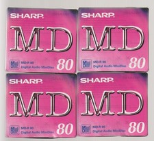 MiniDisc Sharp MD-R 80 x 4 New