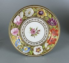 Rare Swansea Plate Marquess Of Exeter / Anglesey Service c1815-20. Marked.