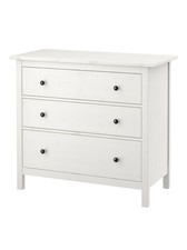 IKEA Hemnes White Chest of 3